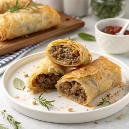 Beef Dhaga Roll