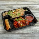 Chilli Chicken Gravy With Fried Rice