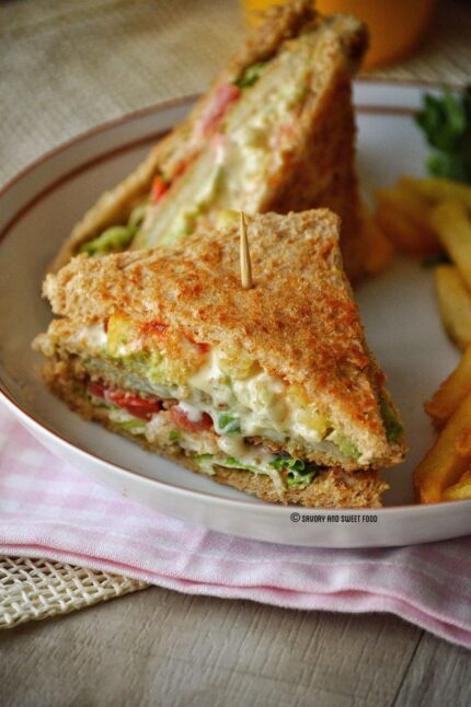 Spicy Chicken Club Sandwich
