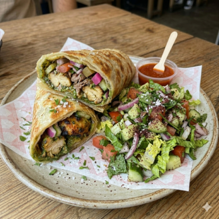 Arabi Mix Shawarma Wrap (9Pc) W/Salad (Serve 2-3)