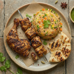 New Lush Tikka (4Pc Boneless, 1 Full Leg CHK W/Fried Rice & Bread)