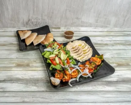 Grilled Shrimp (Signature Dish) (6Pc W/Bread & Fried Rice)