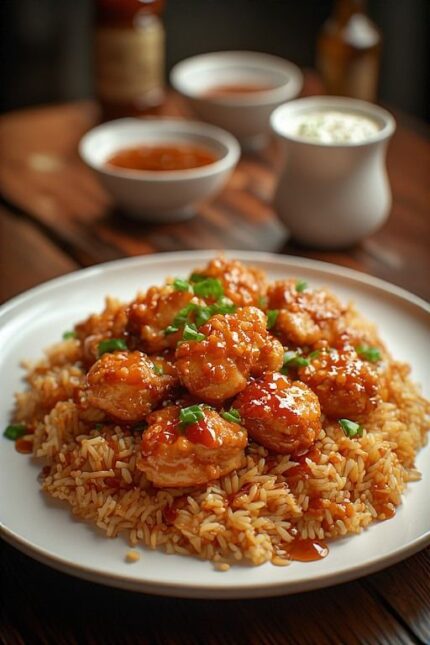 Lava Chicken (Spicy ) With Fried Rice