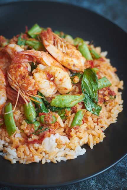 New Chilly Shrimps (Comes W/Rice)